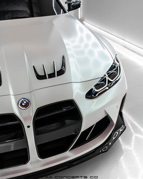 G82 M4 Carbon Fiber Engine Hood Trim - 0
