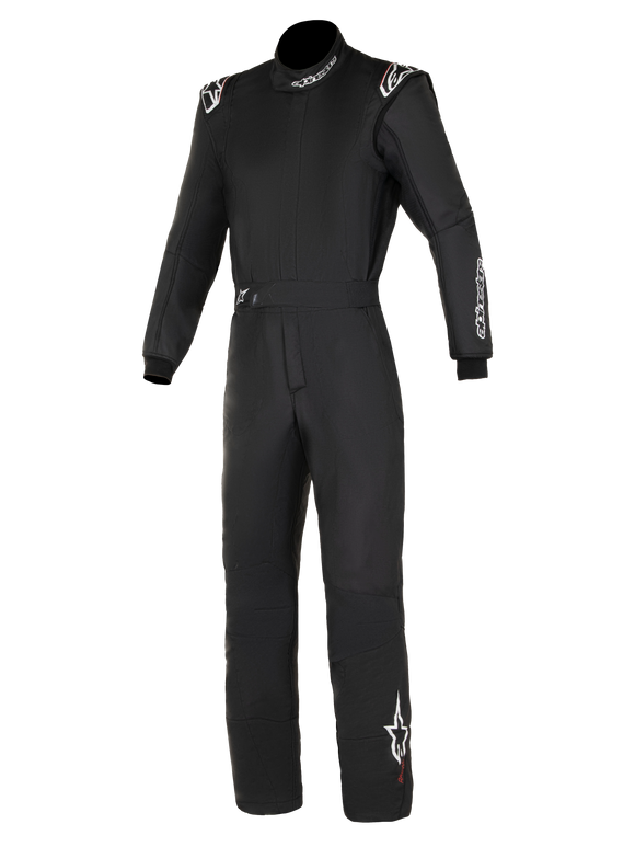 ALPINESTARS GP TECH V4 SUIT BOOTCUT SFI - BLACK WHITE - 50 (3354324-12-50)