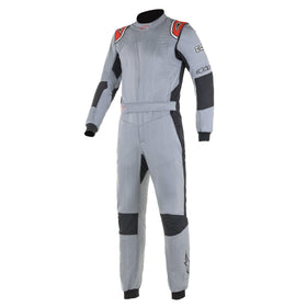 ALPINESTARS GP TECH V3 SUIT FIA/SFI 3.4 - MID GREY RED - 48 (3354121-9083-48)