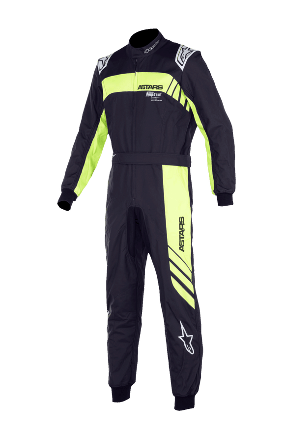 ALPINESTARS KMX-9 V3 S SUIT-GRAPHIC 3 - BLACK YELLOW FLUO - 130 (3356924-155-130)
