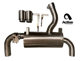 F3X 335i/435i Valved Rear Exhaust System GEN 2 – brush tips 2012-2016 335 / 435