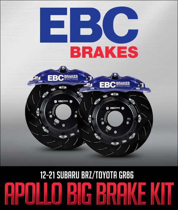 EBC BRAKES RACING APOLLO BIG BRAKE KIT: 2012–2021 SUBARU BRZ/TOYOTA GR86