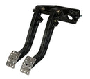 Wilwood Adjustable-Tandem Dual Pedal - Brake / Clutch - Fwd. Swing Mount - 7.0:1 - Black E-Coat-1