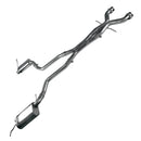 3" SS CAT-BACK FOR OEM TIPS. 2012-2020 JEEP SRT/TRACKHAWK 6.4L/6.2L.-6