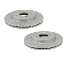 Front Brake Cross Drilled Rotor Kit (276x22) - MINI Cooper Base / R50 / R52 / R53