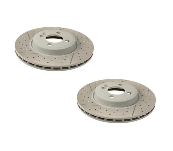 Front Drilled & Slotted Rotor Kit (294x22) - MINI Cooper / JCW / S / R50 / R52 / R53 / R55 / R56 / R57 / R58 / R59