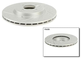 Front Cross Drilled | Slotted OE Size Rotors - (294x22mm)