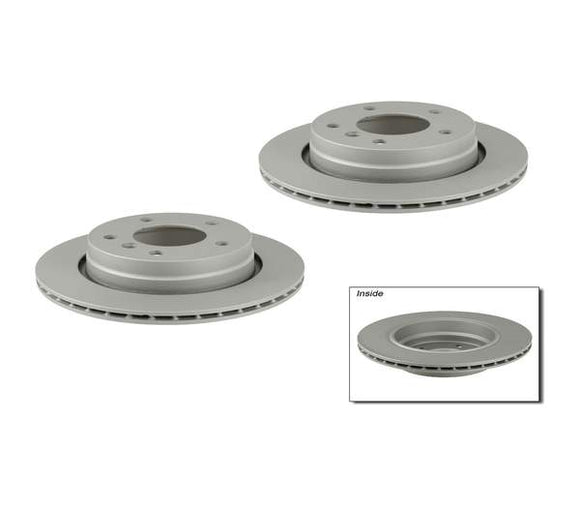 Rear Brake Rotor Kit - BMW E36 323ic 328ic / E46 323Ci 323i