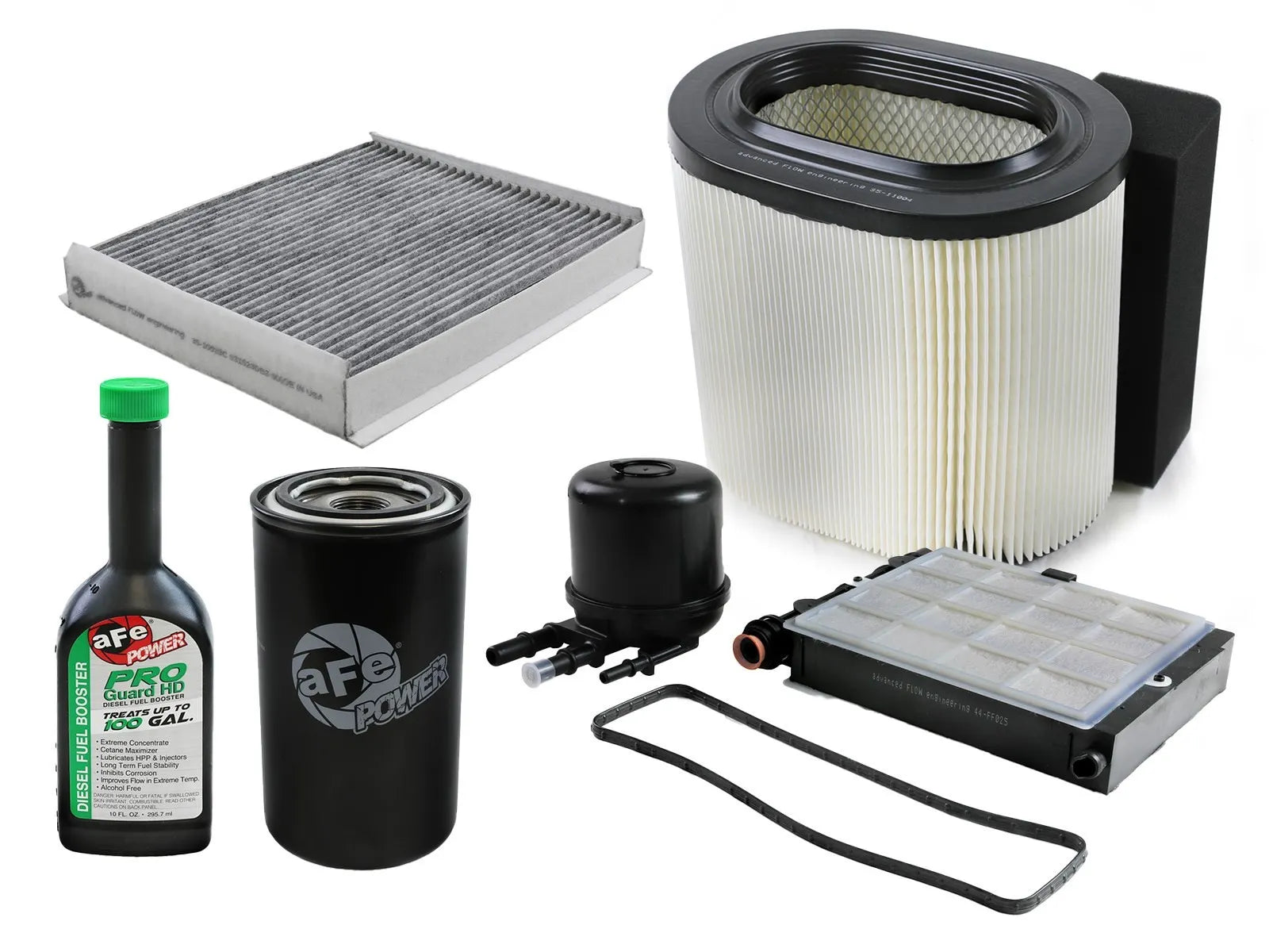 aFe POWER PROGUARD Diesel Filter Master Pack Ford Diesel Trucks 17-19 V8-6.7L (td)