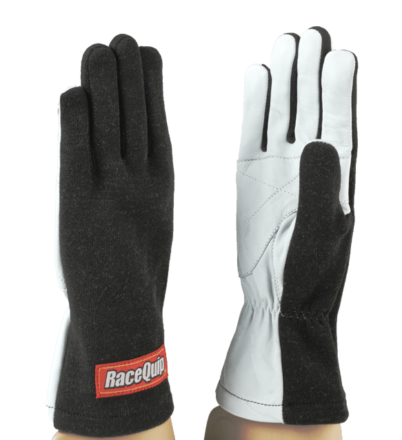 RaceQuip Black Basic Race Glove - X-Large