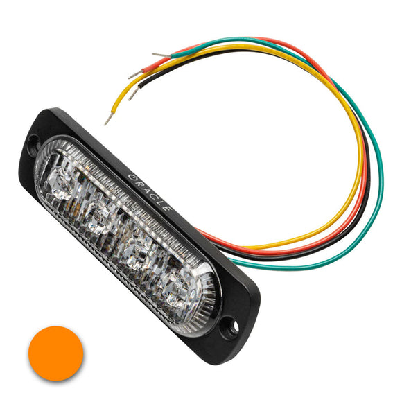 Oracle 4 LED Slim Strobe - White SEE WARRANTY