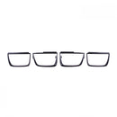 ANZO 2010-2013 Chevrolet Camaro Taillight Bezels - 4pc Gloss Black-1