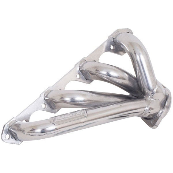 BBK 87-95 Ford F150 Truck 5.8 351 Shorty Unequal Length Exhaust Headers - 1-5/8 Silver Ceramic