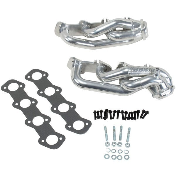 BBK 97-03 Ford F Series Truck 4.6 Shorty Tuned Length Exhaust Headers - 1-5/8 Silver Ceramic