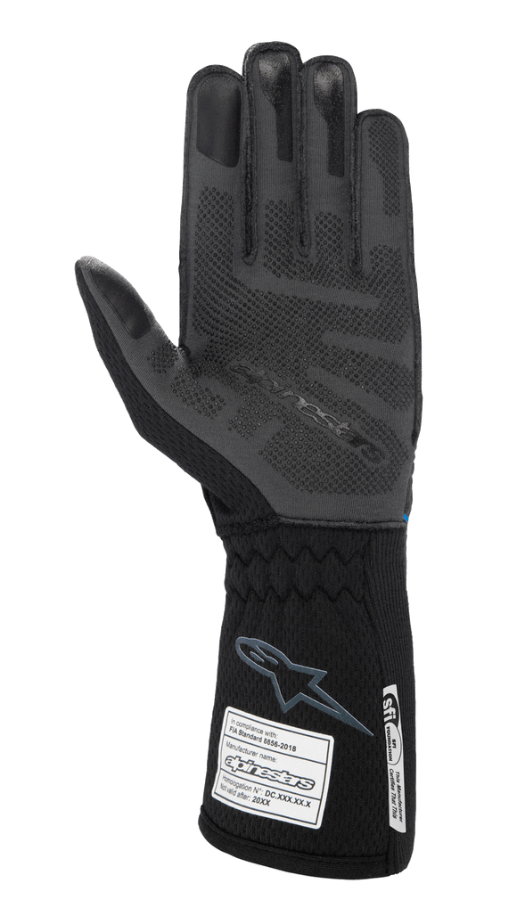 ALPINESTARS TECH-1 ZX V3 GLOVES SFI - BLACK BLUE - M (3550323-17-M)