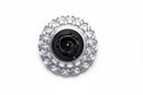 Style 5 Basketweave Center Cap (Single) - E30 15/16-inch 4x100, E30 M3, E28 M5, BBS RZ (171mm, Un-painted)-1
