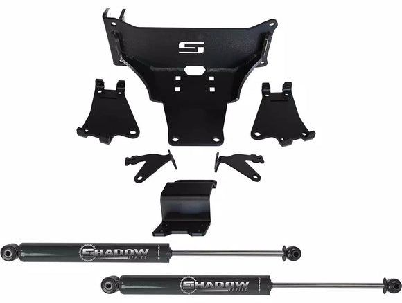 Superlift 2023 Ford F-250/350 with Superlift Stabilizers Dual Steering Stabilizer Kit - No lift req.