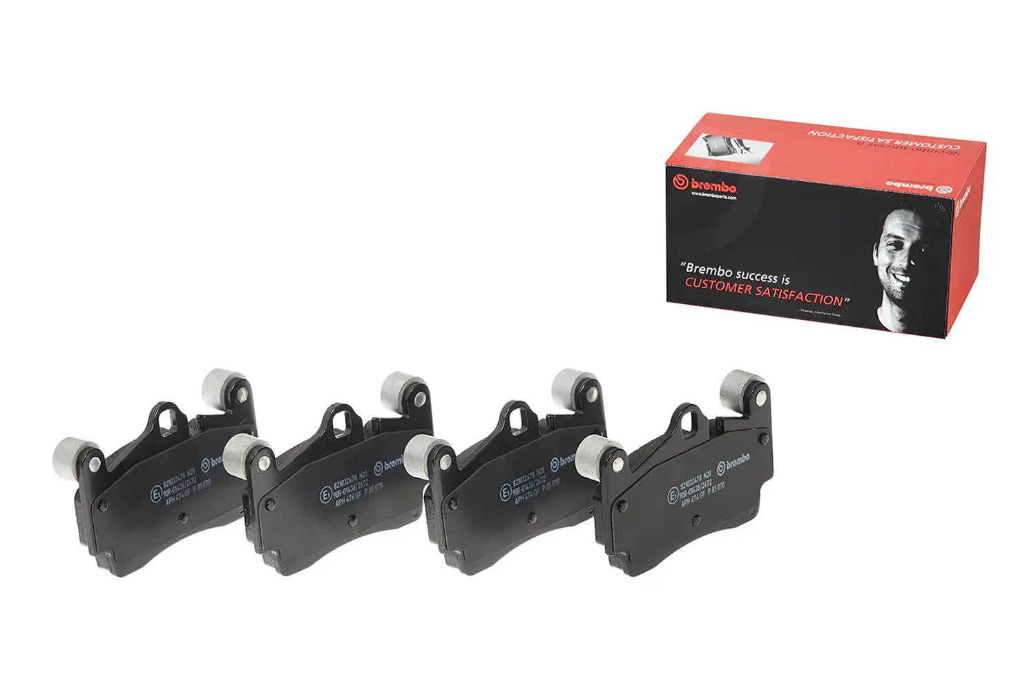 Brembo 04-09 Audi Q7/ Porsche Cayenne/ Volkswagen Touareg Rear Low-Met Brake Pad 95535293900