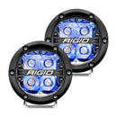 Rigid Industries 360-Series 4in LED Off-Road Spot Beam - Blue Backlight (Pair)-1