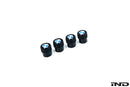 BMW Roundel Valve Stem Cap Set - Black-2