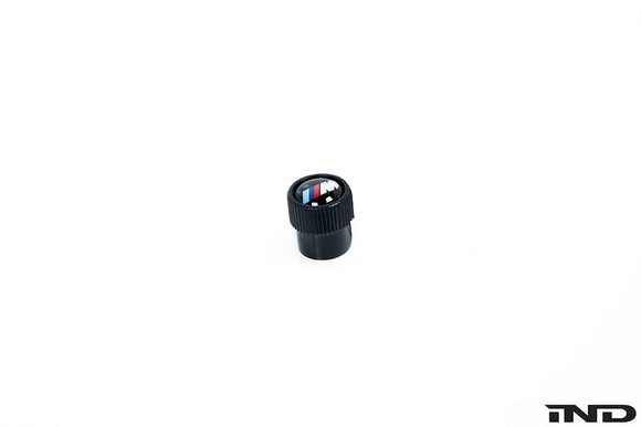 BMW M Logo Valve Stem Cap Set - Black