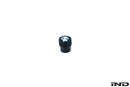 BMW Roundel Valve Stem Cap Set - Black-5