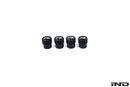 BMW M Logo Valve Stem Cap Set - Black-3