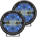 Rigid Industries 360-Series 6in LED Off-Road Drive Beam - Blue Backlight (Pair)-1