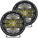 Rigid Industries 360-Series 6in LED Off-Road Drive Beam - White Backlight (Pair)-1