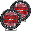 Rigid Industries 360-Series 6in LED Off-Road Drive Beam - Red Backlight (Pair)-1
