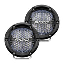 Rigid Industries 360-Series 4in LED Off-Road Diffused Beam - White Backlight (Pair)-1