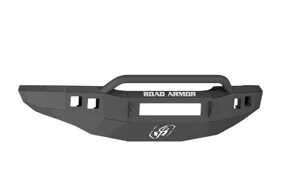 Road Armor 03-07 Chevy 2500 Stealth Front Bumper w/Pre-Runner Guard - Tex Blk