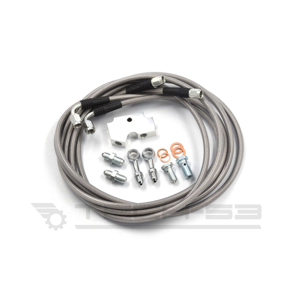 Nissan 350Z / 370Z Inline Hydro Stainless Steel Braided Lines Kit