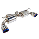 REMARK Catback Exhaust. Nissan 370Z. Burnt Stainless Double Wall Tip-1