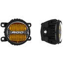 Rigid Industries 12-18 Subaru BRZ / 12+ WRX STI s360-Series 4in LED SAE J583 Fog Light kit - Yellow-1