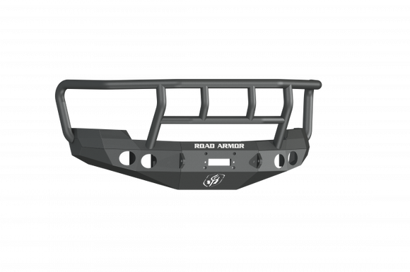 Road Armor 08-10 Chevy 2500 Stealth Front Winch Bumper w/Titan II Guard - Tex Blk