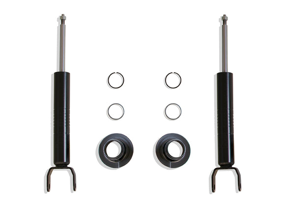 MaxTrac 09-18 RAM 1500 4WD 0-3in Front Adj. Lowering Struts - Pair