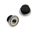 Mr. Gasket Magnetic Interior Panel Retainer Large 7/8 Inch Base Black 2 pack-1