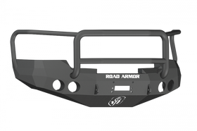Road Armor 08-13 GMC 1500 Stealth Front Winch Bumper w/Lonestar Guard - Tex Blk