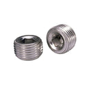 Moroso Pipe Plugs - 1/2in NPT Thread - 3/8in Hex Socket Drive - Aluminum - 2 Pack-1