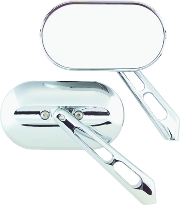 Kuryakyn Magnum Mirrors Small Flat Glass Chrome