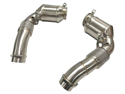 MAD BMW 2024+ S68 Primary Catted Downpipes (No CEL) | G90 G99 M5, F95 F96 X5M/X6M & G05/G06/G07/G09