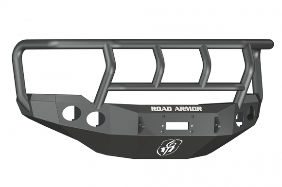 Road Armor 11-14 Chevy 2500 Stealth Front Winch Bumper w/Titan II Guard - Tex Blk