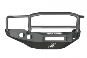 Road Armor 11-14 Chevy 2500 Stealth Front Bumper w/Lonestar Guard - Tex Blk
