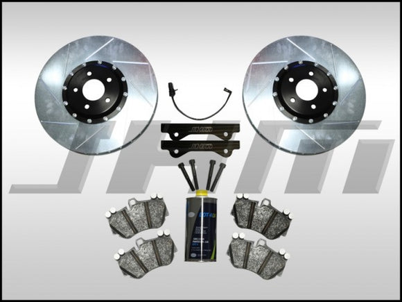 Front BBK (Big Brake Kit) JHM 382mm Porsche 19Z (Brembo 6-piston) for B9 A4-A5-S4-S5-Q5 - NO Calipers