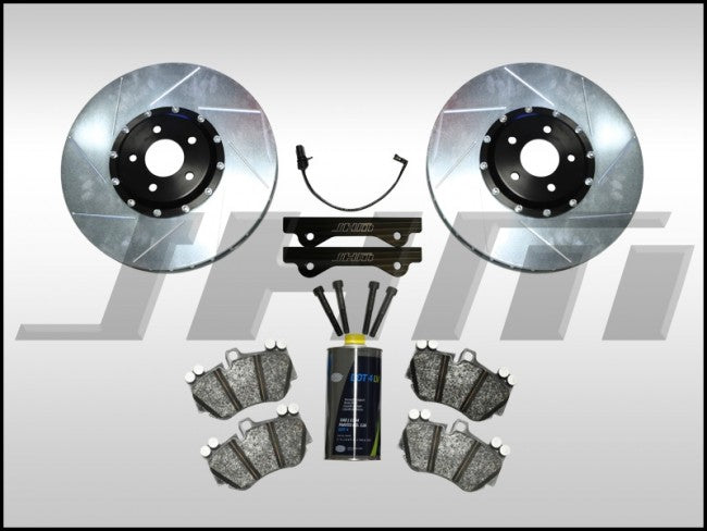 Front BBK (Big Brake Kit) JHM 382mm Porsche 19Z (Brembo 6-piston) for B9 A4-A5-S4-S5-Q5 - NO Calipers