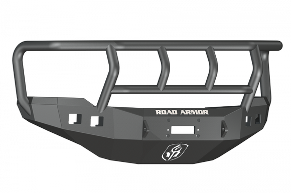 Road Armor 11-14 Chevy 2500 Stealth Front Winch Bumper w/Titan II Guard - Tex Blk