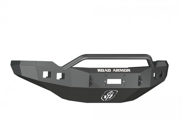 Road Armor 11-14 Chevy 2500 Stealth Front Winch Bumper w/Pre-Runner Guard - Tex Blk