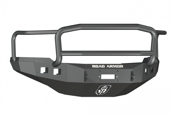 Road Armor 11-14 Chevy 2500 Stealth Front Winch Bumper w/Lonestar Guard - Tex Blk