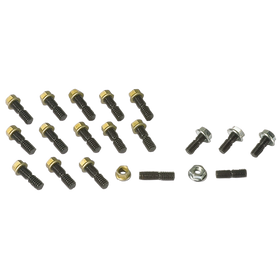 Moroso Chevrolet Small Block Oil Pan Stud Kit - Steel - Set of 18